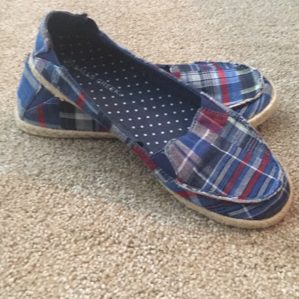 Plaid shoes